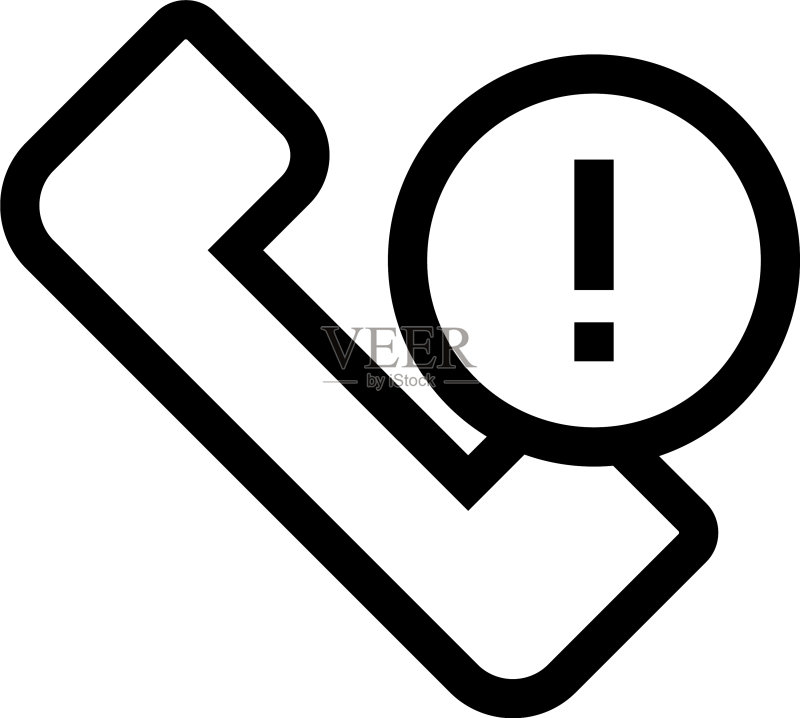 呼叫图标或logo独立符号图标素材