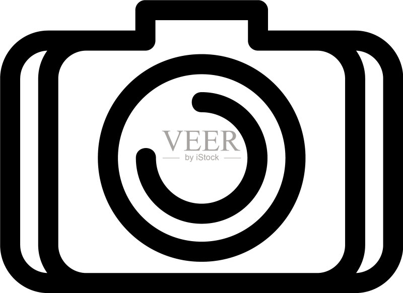 相机图标或标志孤立标志符号图标素材