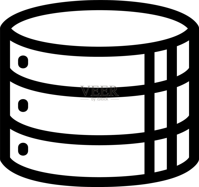 数据库图标或logo孤立标志符号图标素材