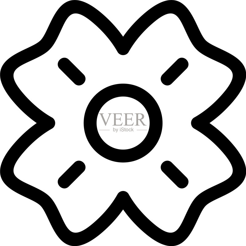 花朵图标或Logo独立符号图标素材