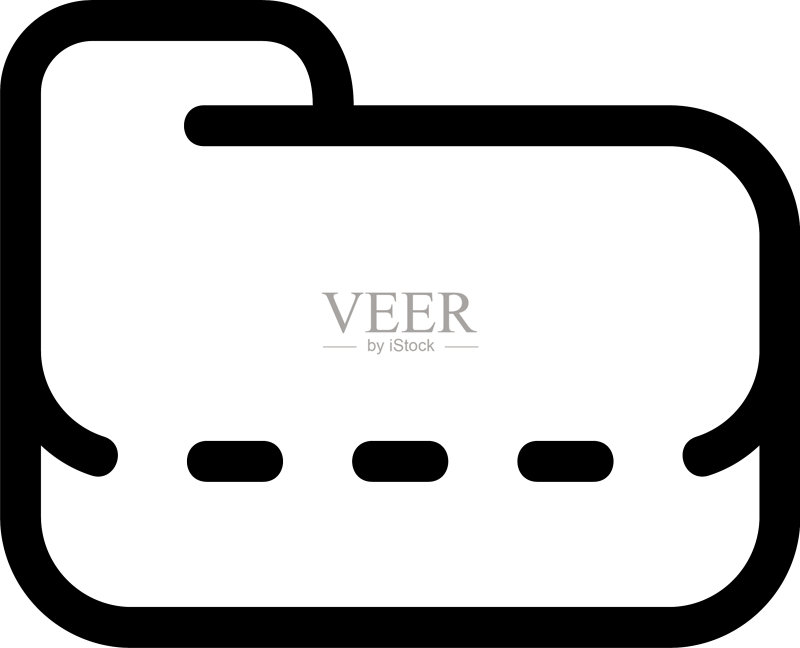 文件夹图标或Logo独立标志符号图标素材