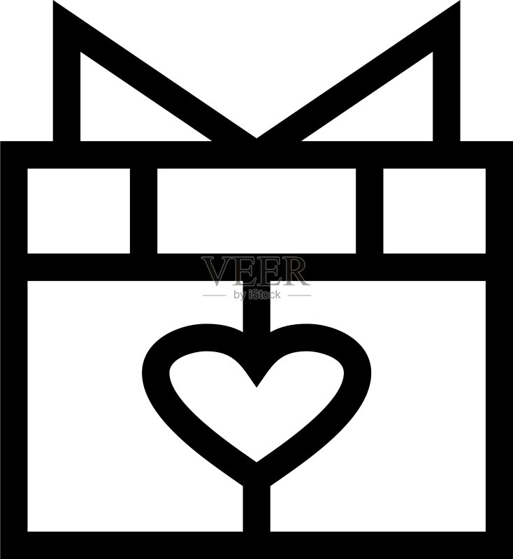 礼品图标或标志孤立标志符号图标素材