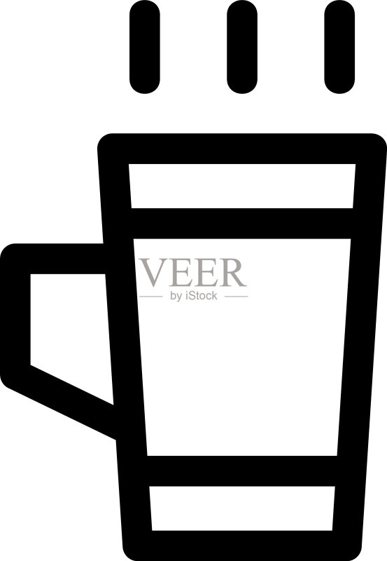 热饮图标或logo isolated sign symbol图标素材