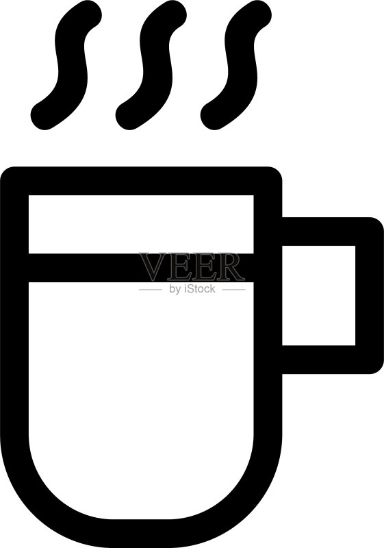 热饮图标或logo isolated sign symbol图标素材