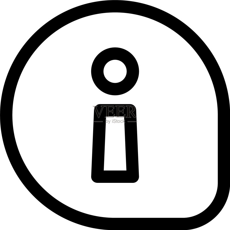信息图标或独立标志符号图标素材