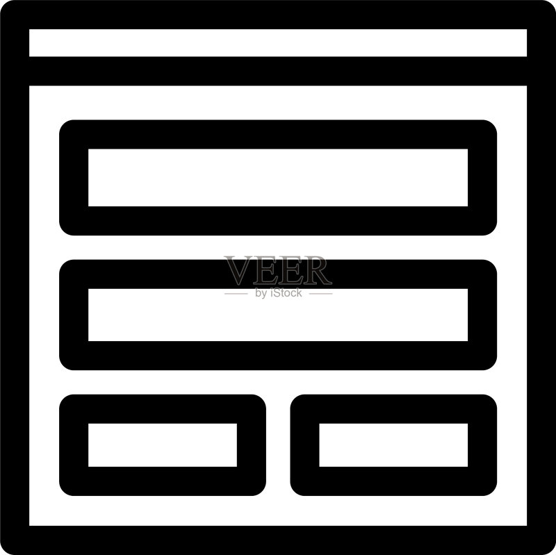 布局图标或标志独立符号图标素材