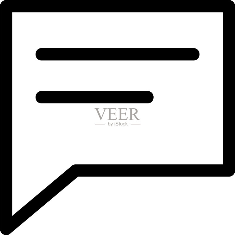 消息图标或徽标隔离符号图标素材