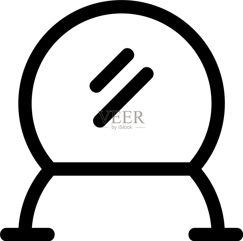 镜子图标或标志图标素材
