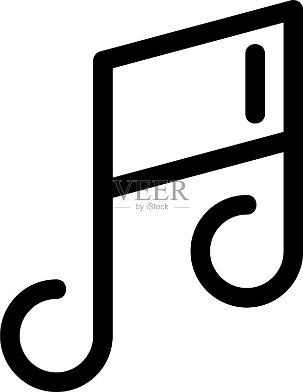 音乐图标或标志孤立符号符号图标素材