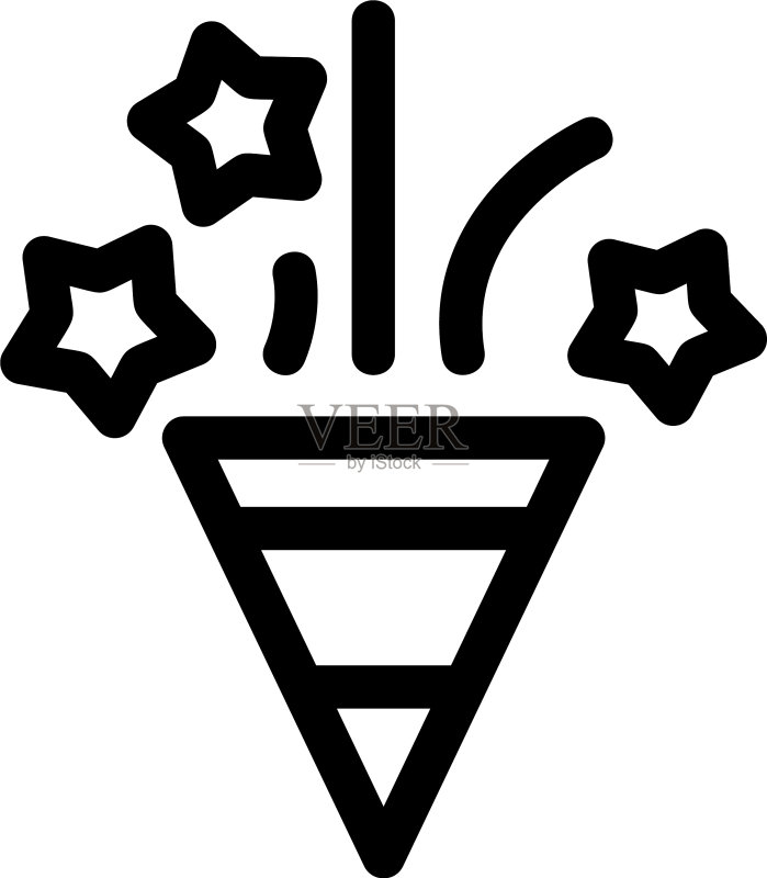 聚会标志或标志孤立标志符号图标素材