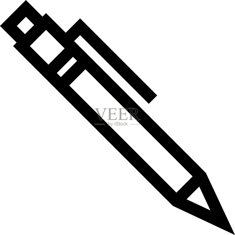 钢笔图标或logo独立标志符号图标素材