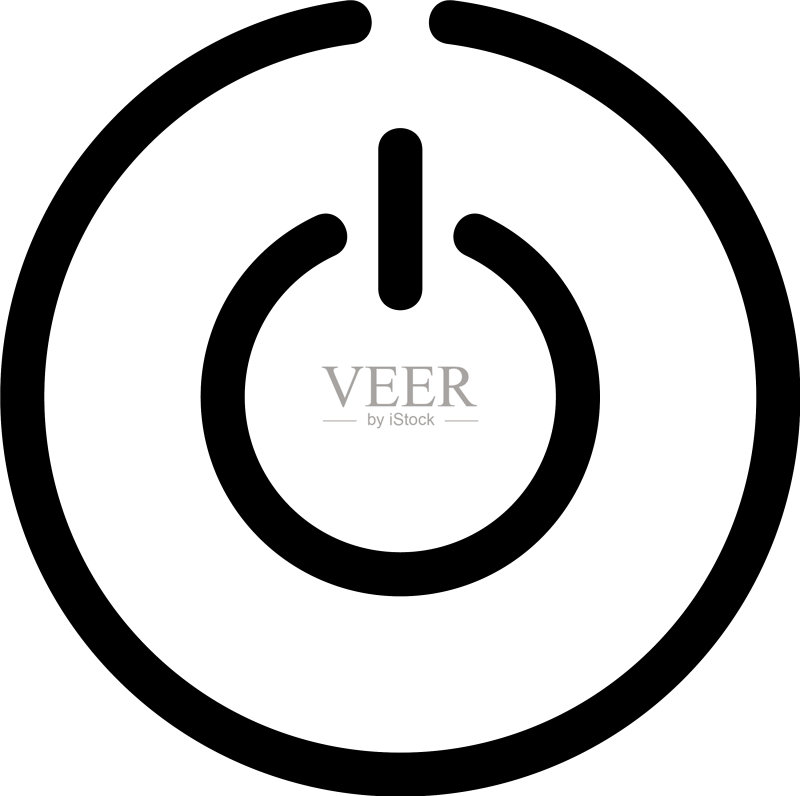 电源图标或标志图标素材