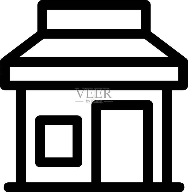 商店图标或Logo孤立标志图标素材