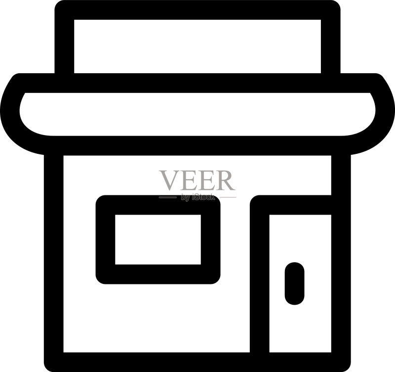 商店图标或Logo孤立标志图标素材