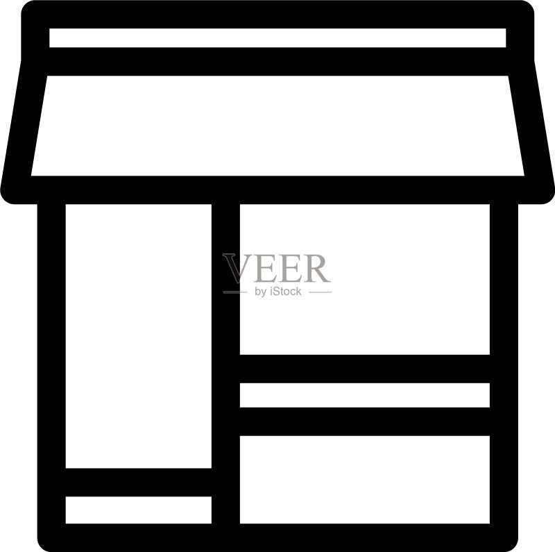 商店图标或Logo孤立标志图标素材