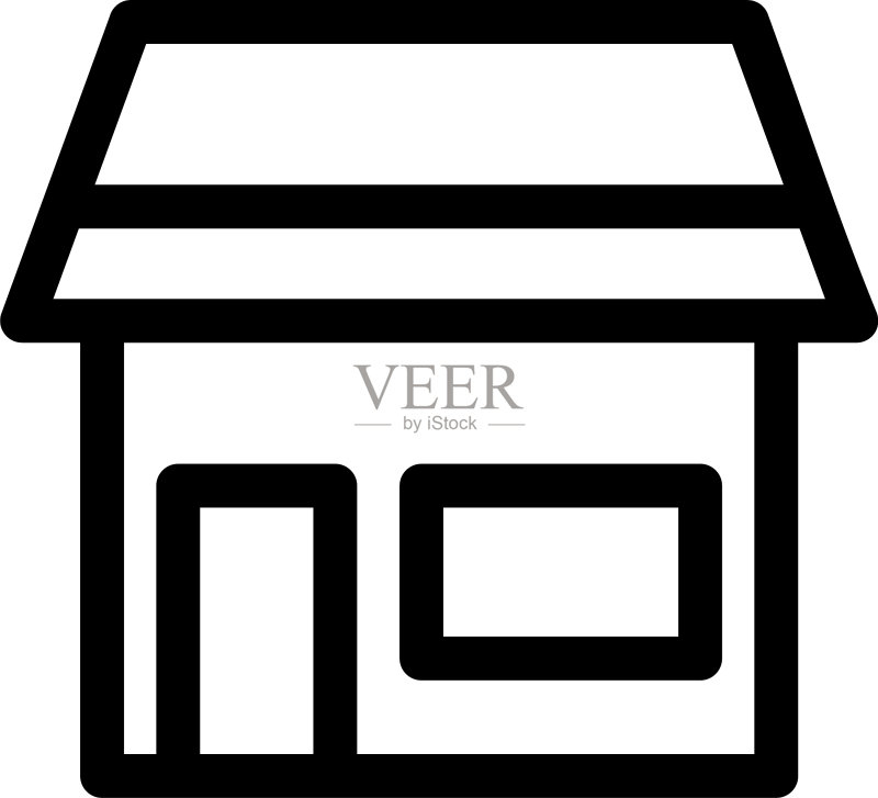 商店图标或Logo孤立标志图标素材