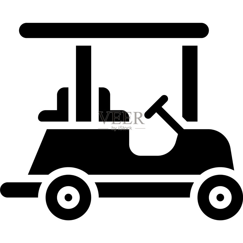 golf球车图标交通运输相关图标素材