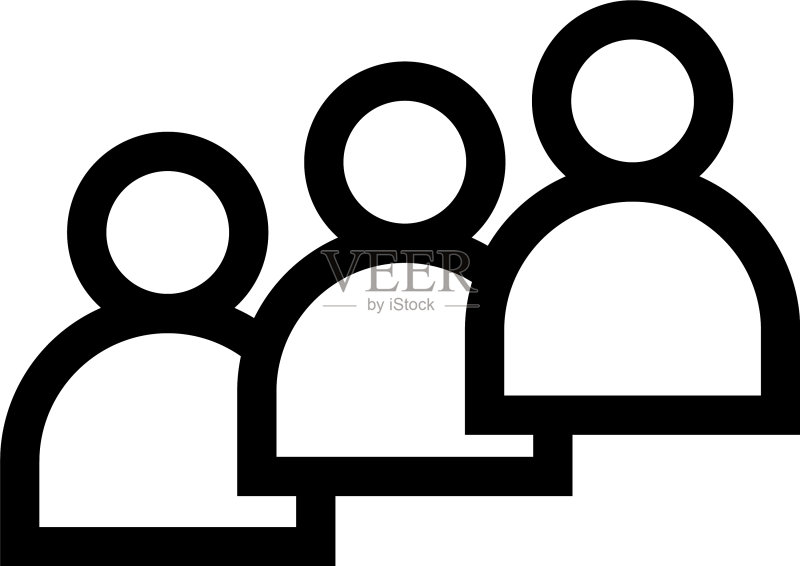 人物图标或标志,独立符号图标素材