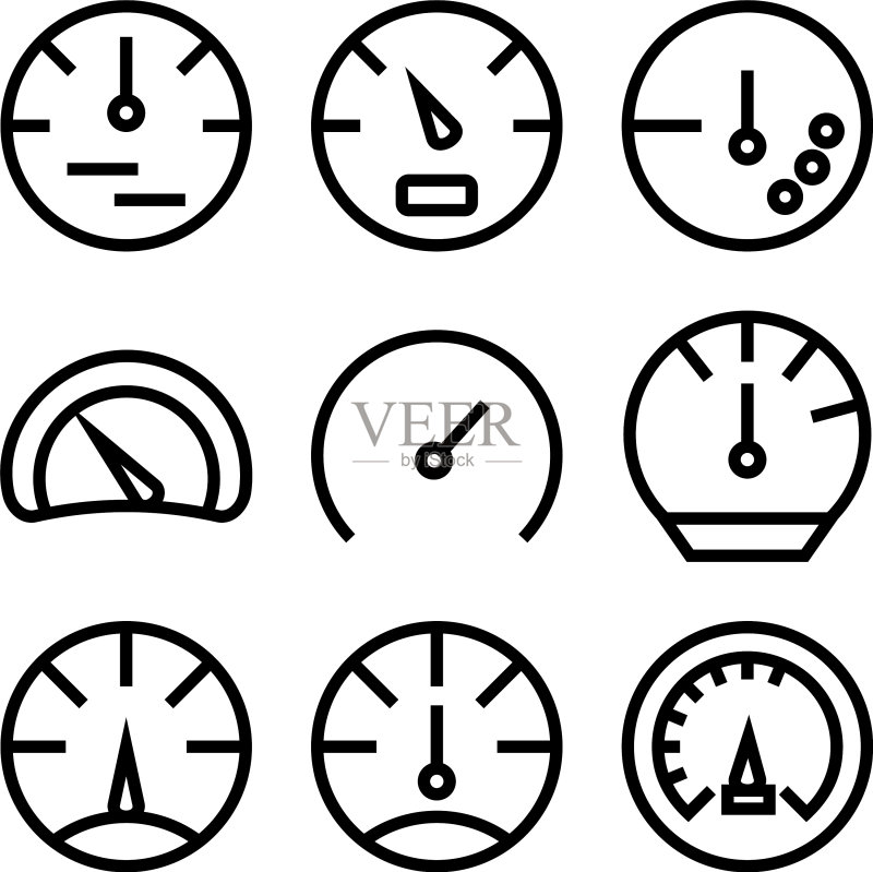速度图标或logo孤立符号图标素材