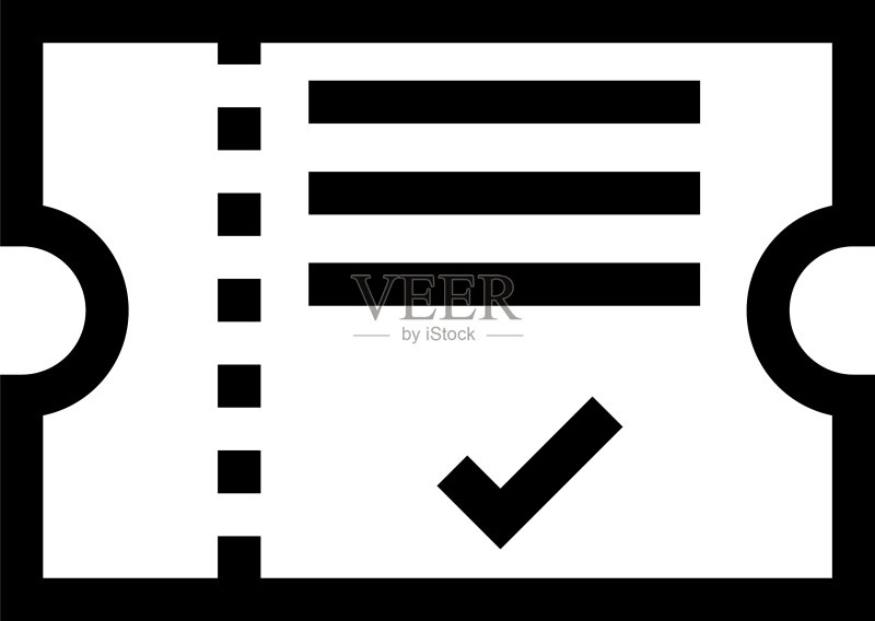 票务图标或Logo独立标志符号图标素材