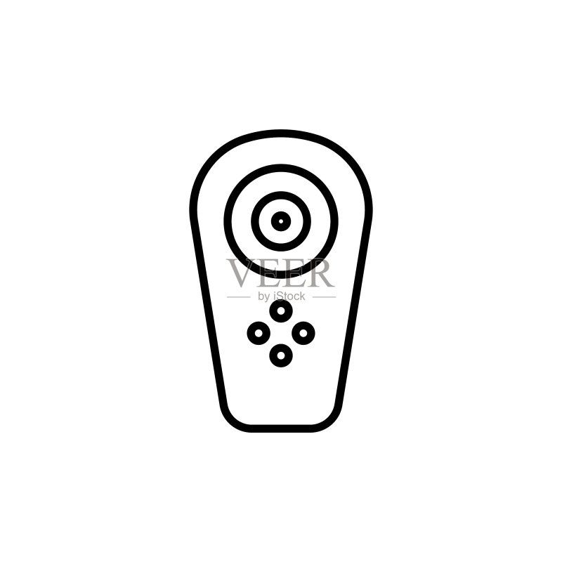 VR虚拟现实控制器线性图标图标素材