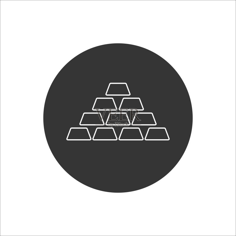 金条线条图标矢量图图标素材