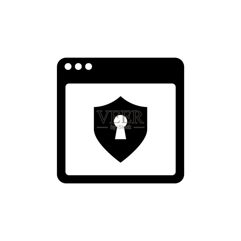 网页安全标志图标图标素材