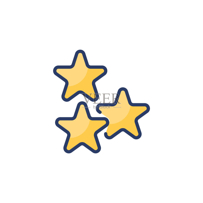 标志中的星星图标图标素材