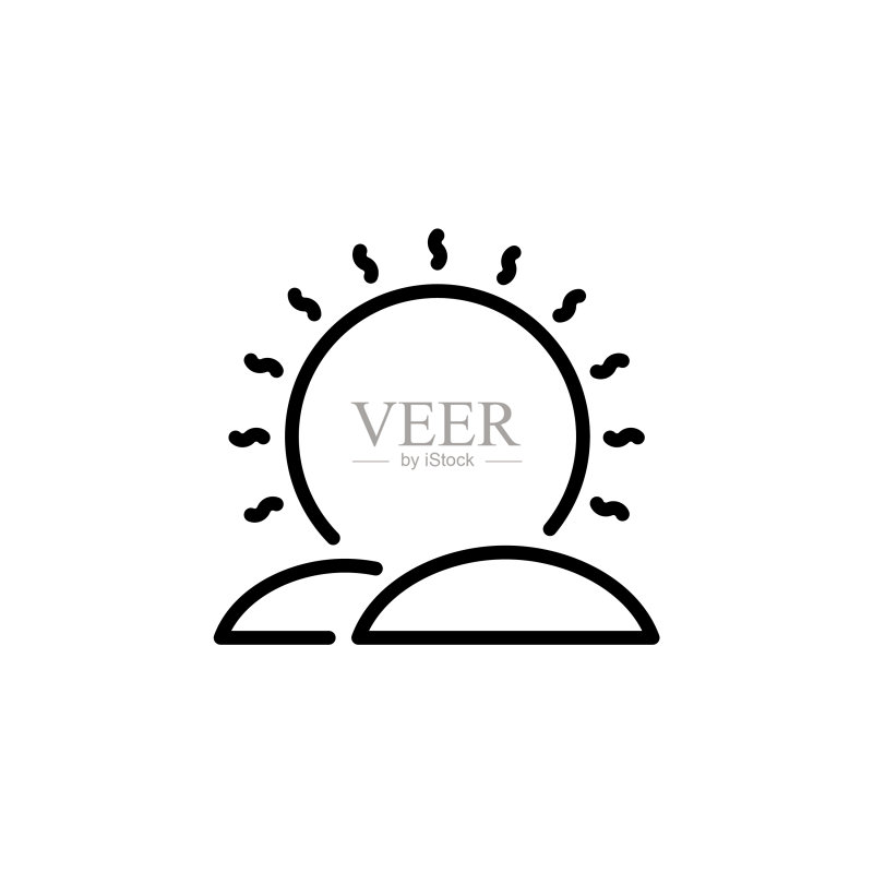 logotype中的日出图标图标素材