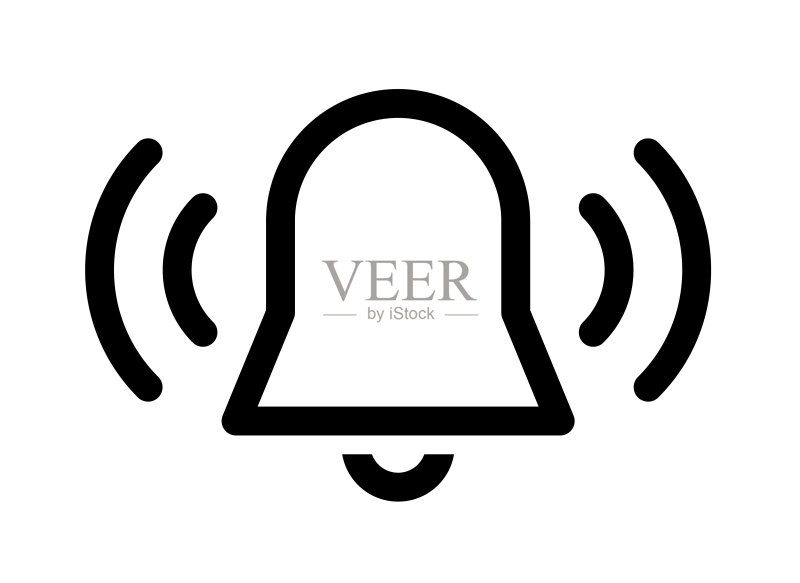 响铃声音矢量图标图标素材