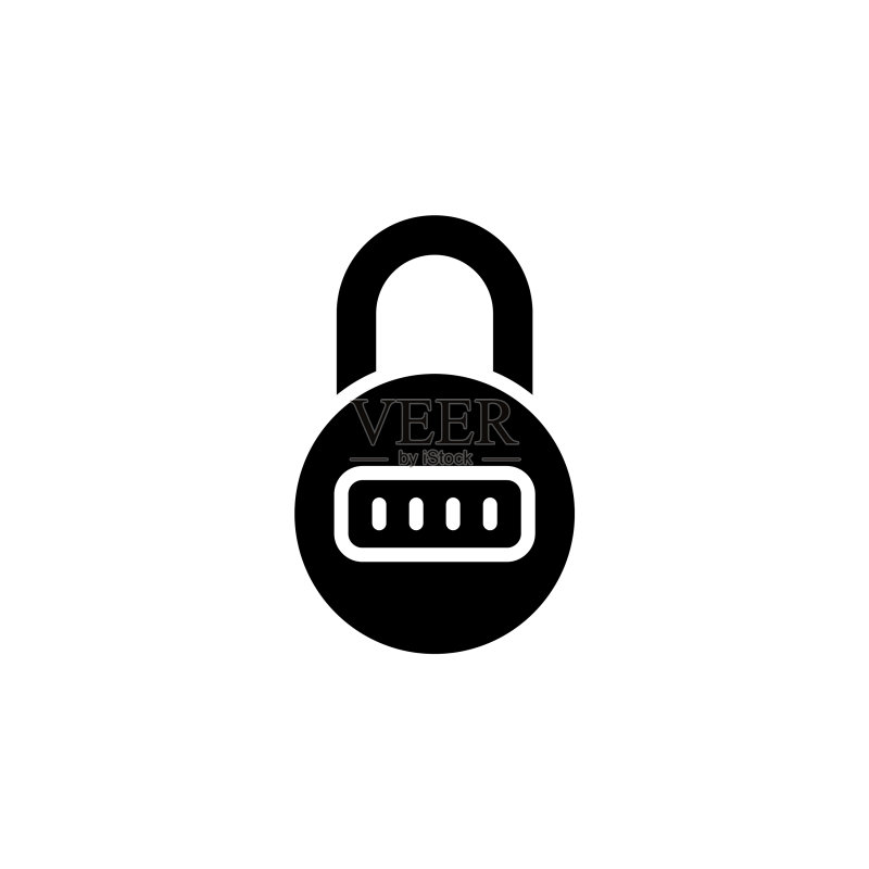 logotype中的房屋锁图标图标素材