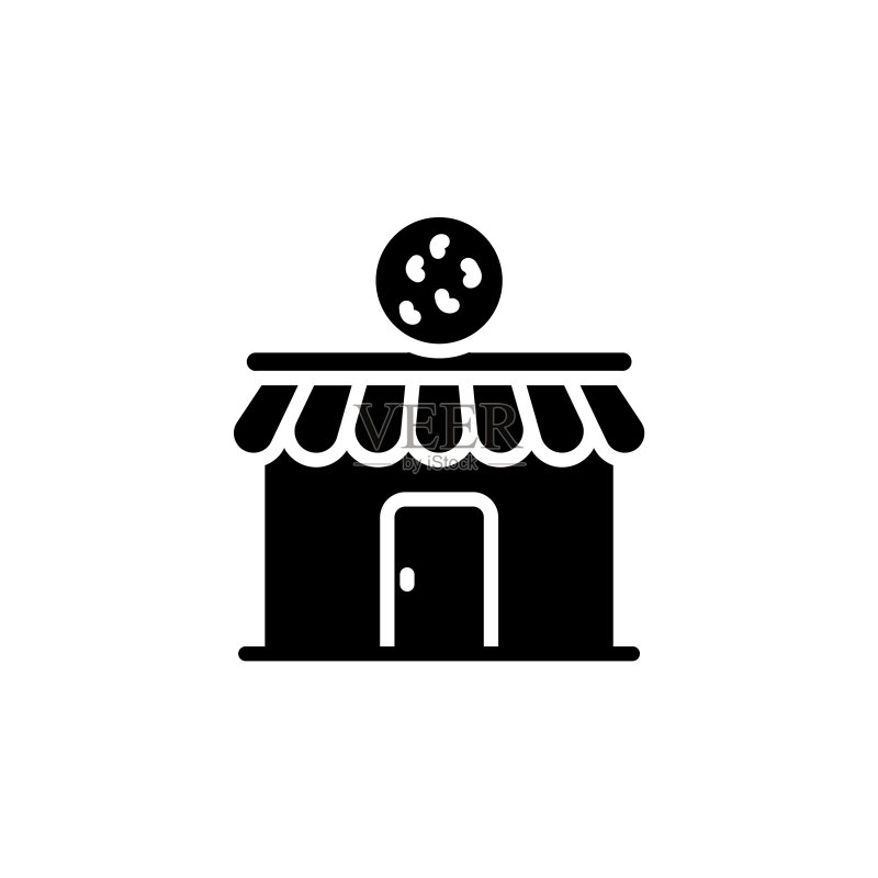 面包店图标标志设计图标素材