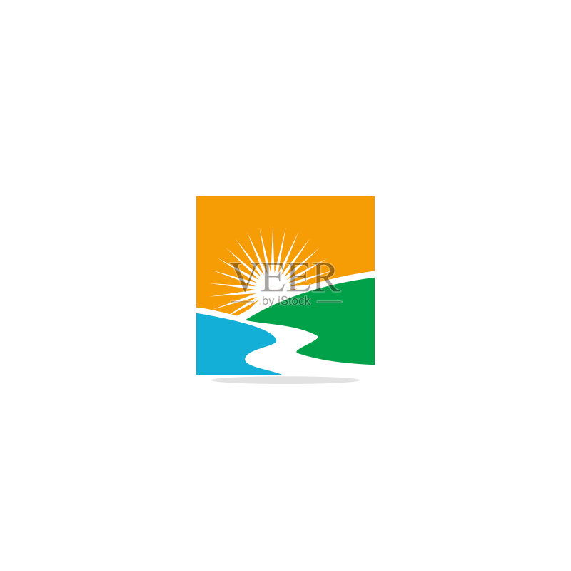 自然风光阳光logo图标素材