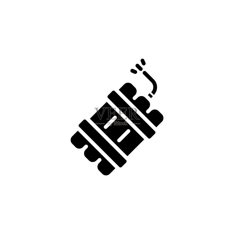 标识中的炸药图标图标素材