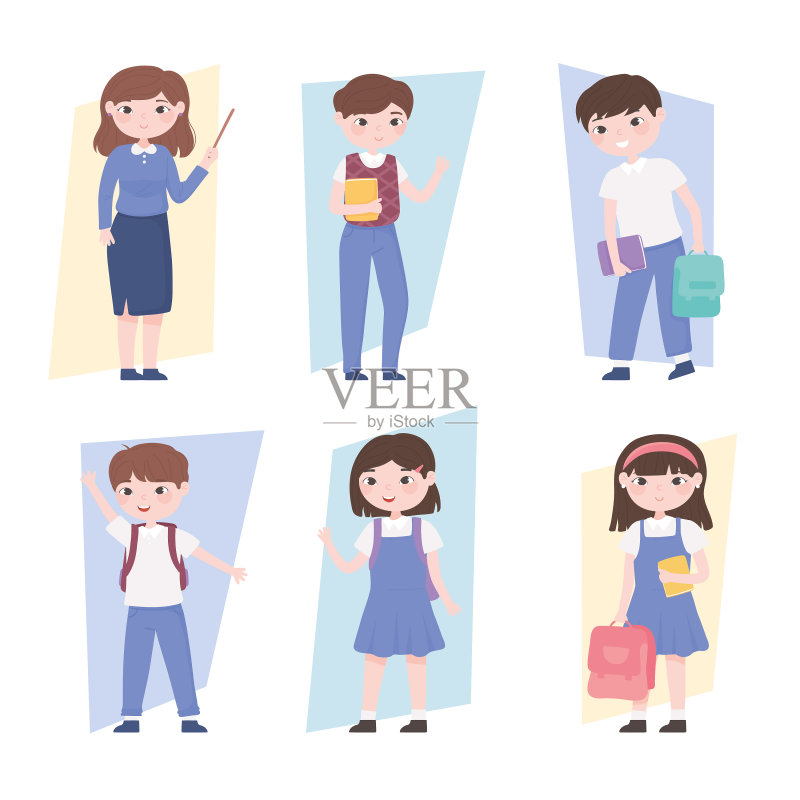 教师和学生图标素材