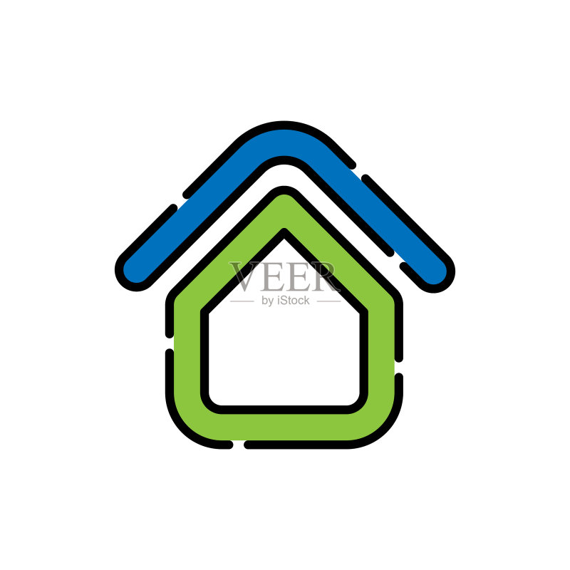 房屋Logo图标设计理念图标素材