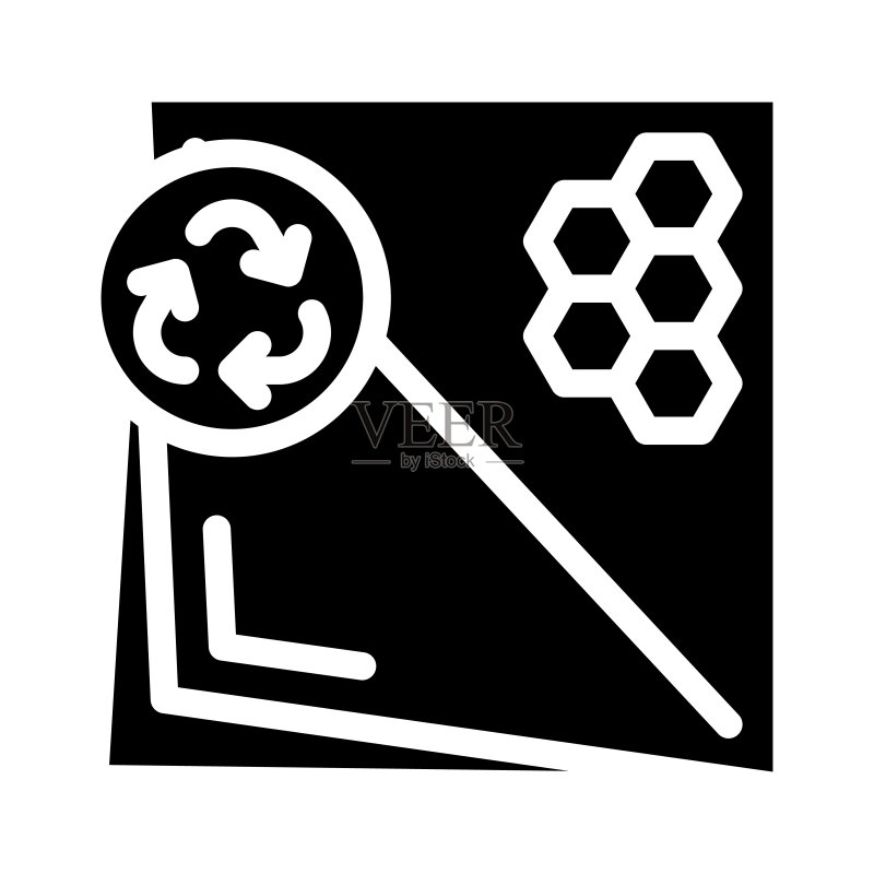蜂蜡纸零浪费图案图标矢量图图标素材