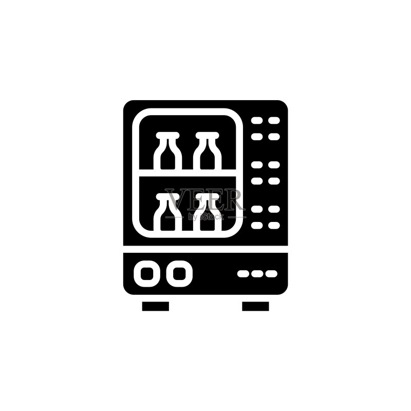 自动售货机标志Logo图标素材