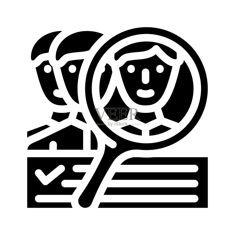 客户研究KYC标志符号图标矢量图图标素材