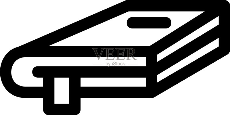 书籍图标或标志孤立符号图标素材