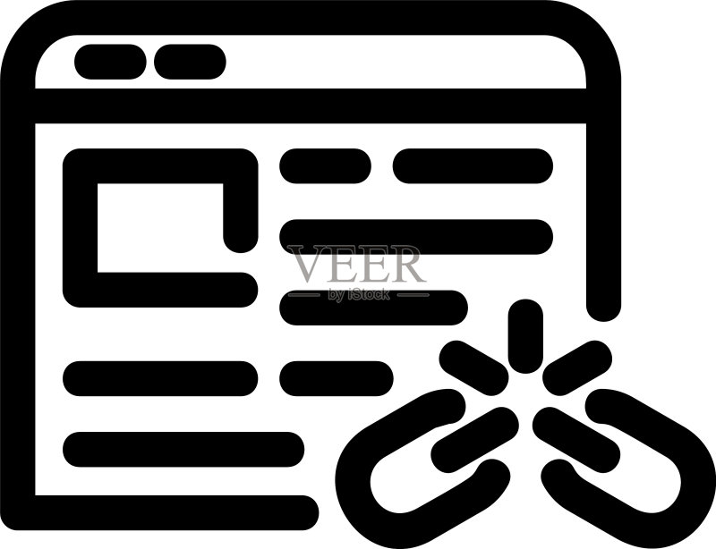 断开连接图标或标志图标素材
