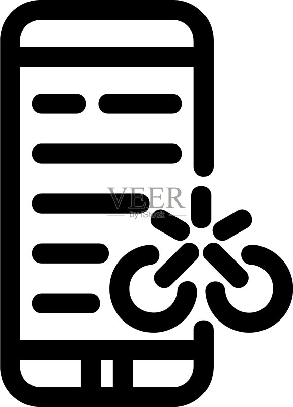 断开连接图标或标志图标素材