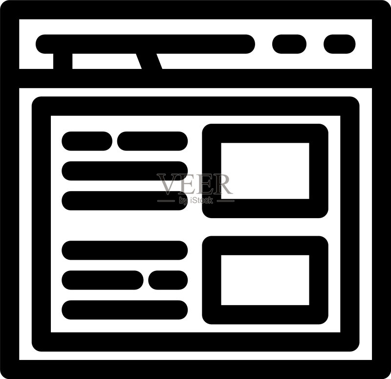 浏览器图标或标志图标素材