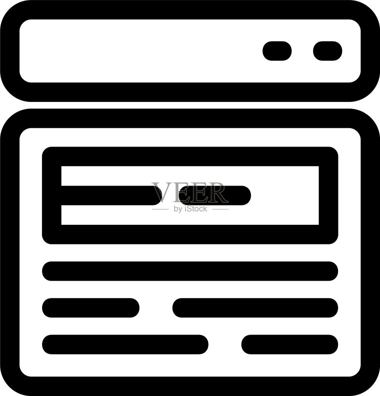 浏览器图标或标志图标素材