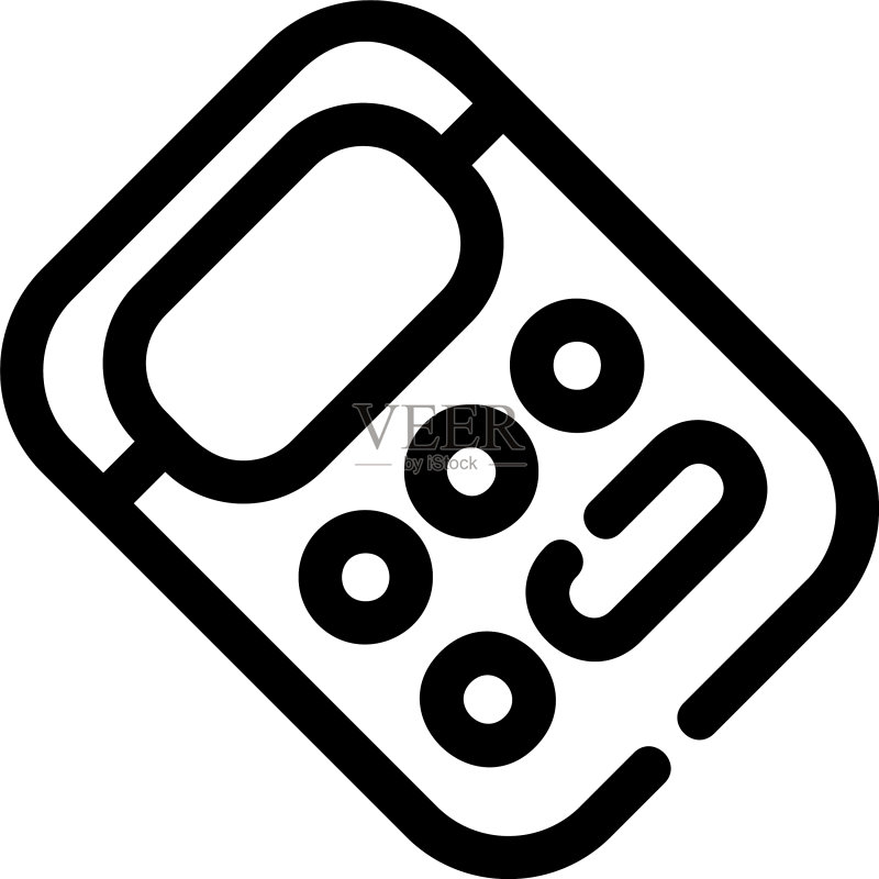 计算器图标或标志孤立符号符号图标素材
