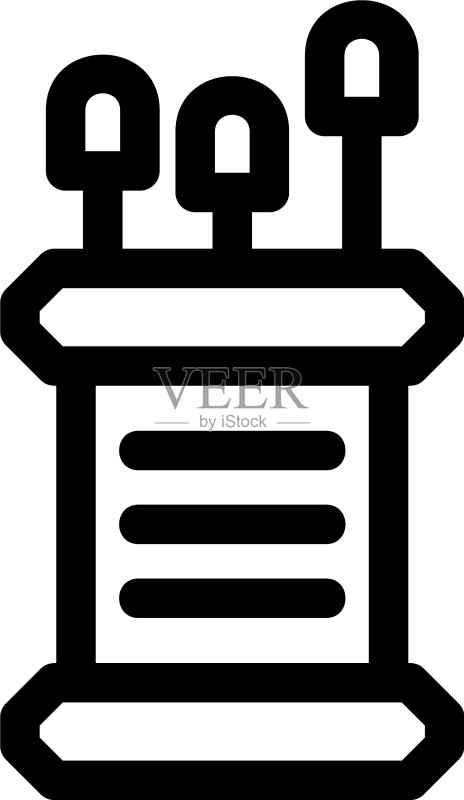棉签图标或标志隔离符号图标素材