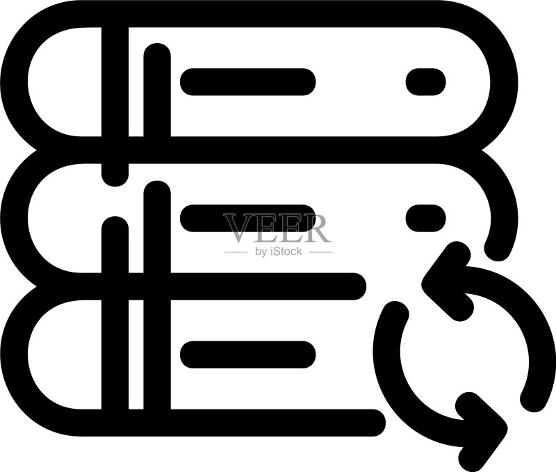 数据库图标或logo孤立标志符号图标素材