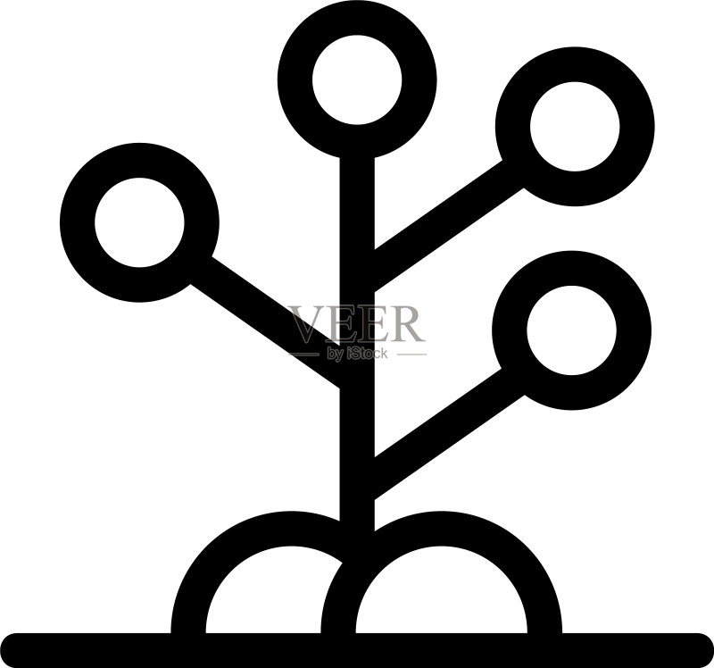 森林图标或logo isolated sign symbol图标素材