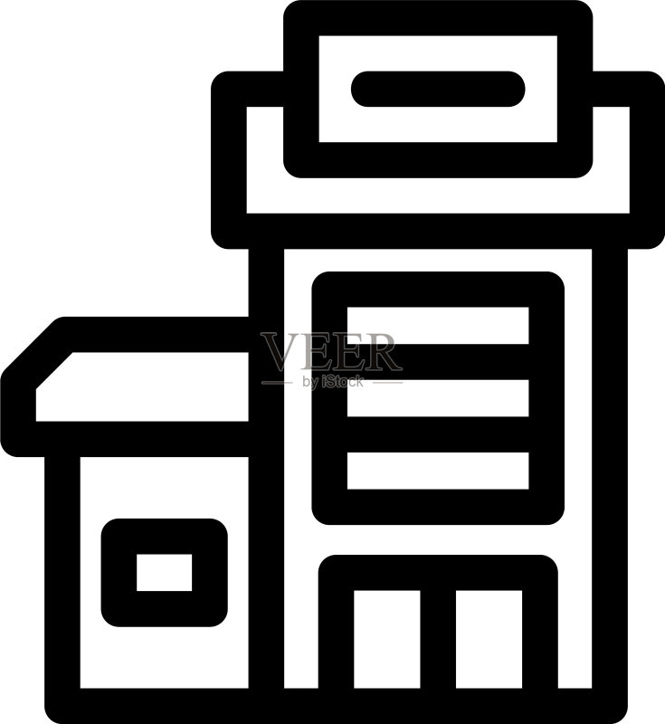 独立酒店图标或徽标符号图标素材