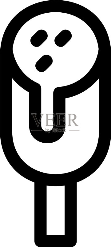 冰淇淋图标或logo独立标志符号图标素材